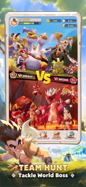 Bước vào các trận đối đầu quái thú căng thẳng