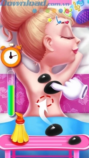 Massage lưng bằng tinh dầu