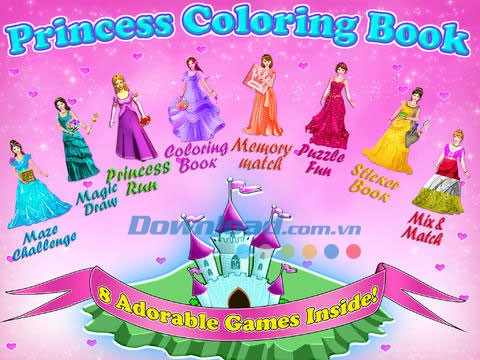 Princess Coloring Book for iOS