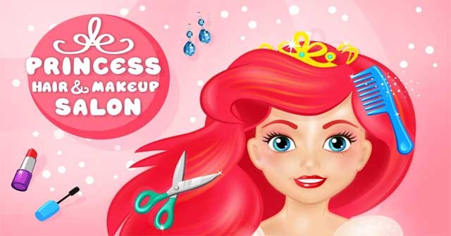 Giúp công chúa có được diện mạo hoàn hảo nhất trong Princess Hair & Makeup Salon