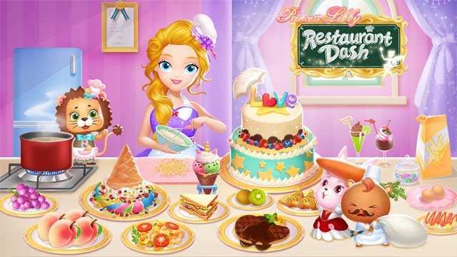 Game bé nấu ăn cùng công chúa Libby - Princess Libby Restaurant Dash