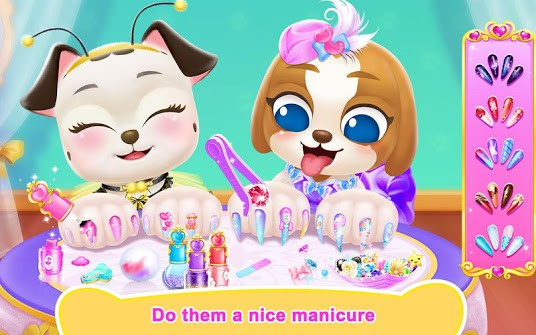 Làm móng thật xinh đẹp cho cún con, mèo con