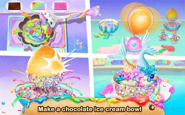 Làm những que kem cầu vồng mát lạnh và rực rỡ sắc màu