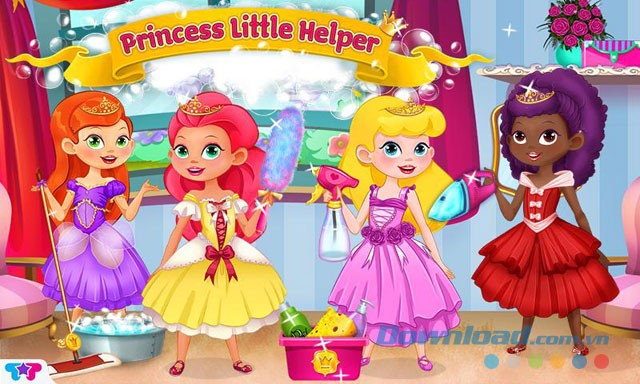 Giao diện chơi game Princess Little Helper cho Android