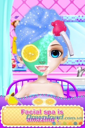 Princess Makeup Salon với công chúa mát xa mặt