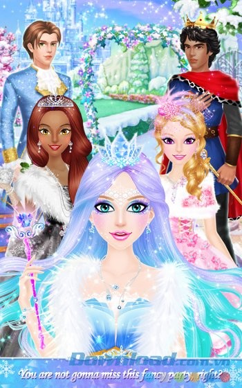 Princess Salon: Frozen Party game trang điểm công chúa
