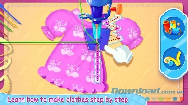 Đồ họa cực dễ thương của Princess Tailor Shop cho Android
