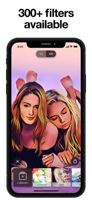 Hơn 300 bộ lọc tranh vẽ trong Prisma app