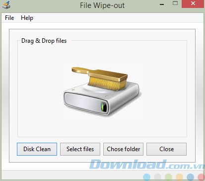 Tính năng File Wipe-Out