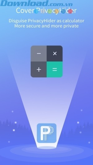 Privacy Hider ngụy trang dưới dạng một ứng dụng máy tính