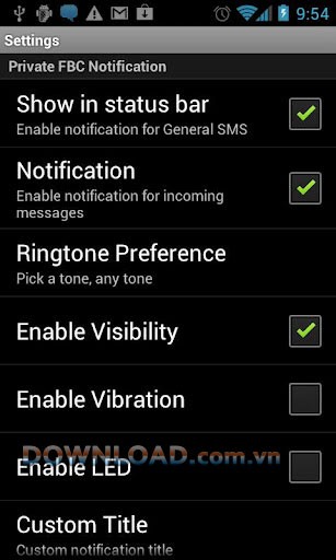 Private Facebook Chat for Android