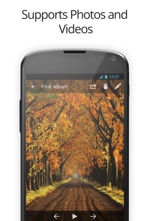 Hỗ trợ bảo mật cho cả ảnh và video