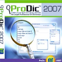 Prodict 2007 - Từ điển miễn phí