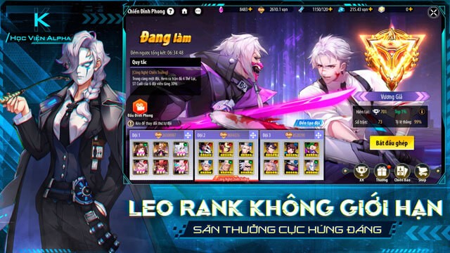 Leo rank không giới hạn - Săn thưởng cực xứng đáng