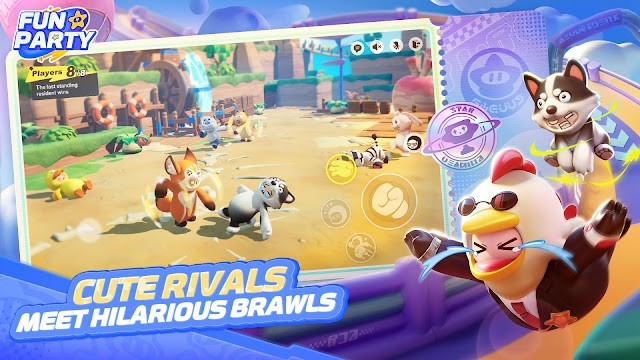 Tham gia cuộc đụng độ giữa các loài động vật siêu đáng yêu trong game Project: Fun Party