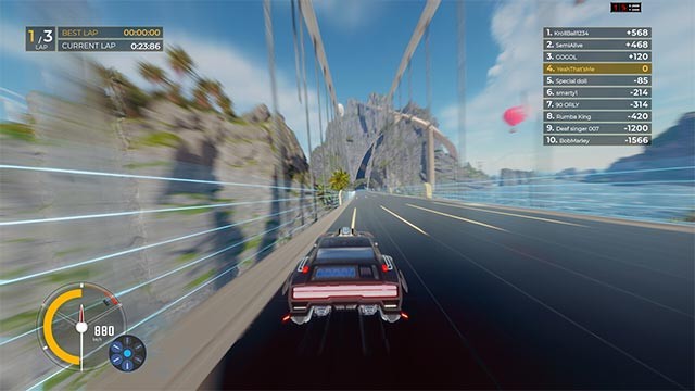 Project Hover là game đua xe bay không trọng lực trên đấu trường online sôi động