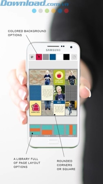 Tạo sách ảnh nhanh chóng từ các template thiết kế sẵn