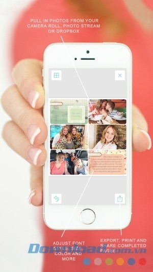 Project Life cho iOS ghép ảnh nghệ thuật
