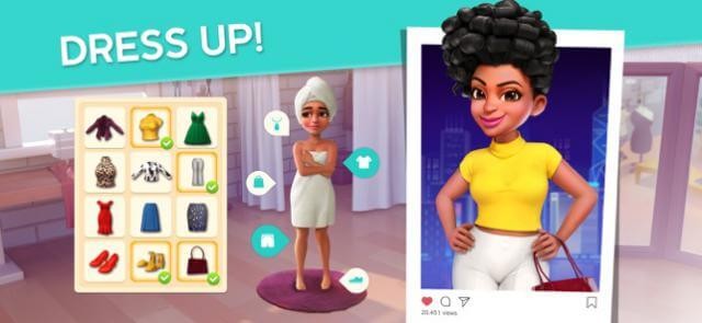 Chọn các kiểu trang phục khác nhau