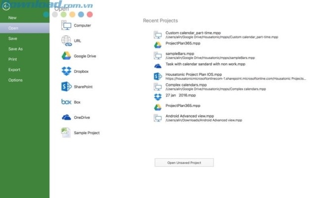 Phần mềm quản lý dự án chuyên nghiệp cho Mac