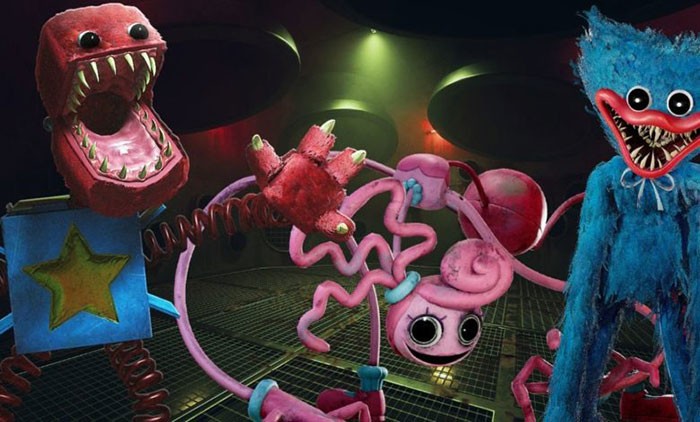 Boxy Boo, Mommy Long Legs và Huggy Wuggy là quái vật trong Project: Playtime