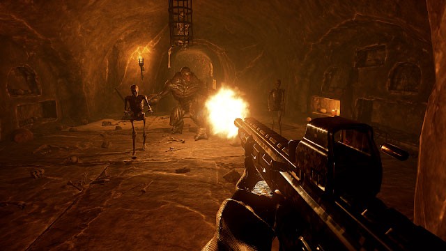 Bắn súng tiêu diệt xác sống và quỷ dữ trong game Project RIP Mobile