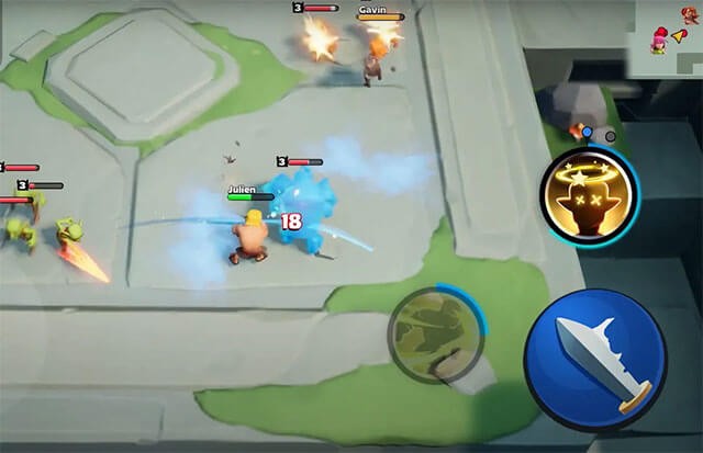 Cùng đồng đội chiến đấu qua các tầng khác nhau của tháp