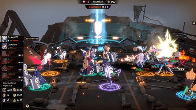 Chạm trán với các game thủ mạnh và giành chiến thắng trong Project RTD