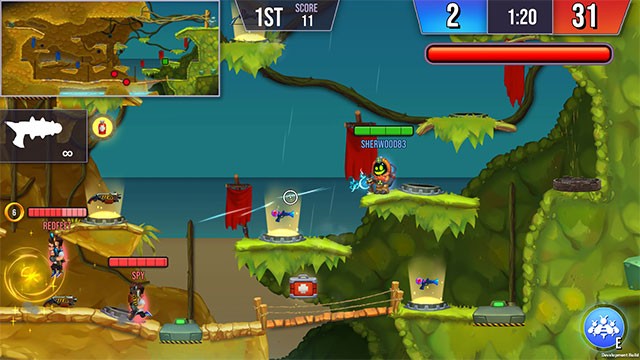 Gameplay tốc độ nhanh đòi hỏi bạn phải tập trung và phản xạ tốt