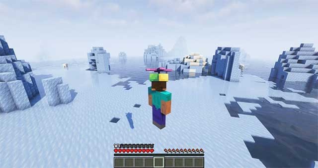 Chiếc mũ này cho phép người chơi bay lượn trên bầu trời