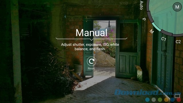 Chỉnh máy ảnh thủ công