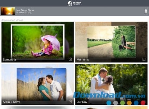 Hiển thị trình chiếu