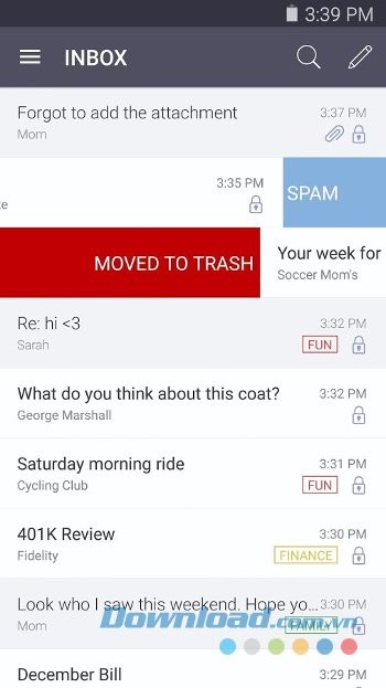 Quản lý hộp thư đến với ProtonMail
