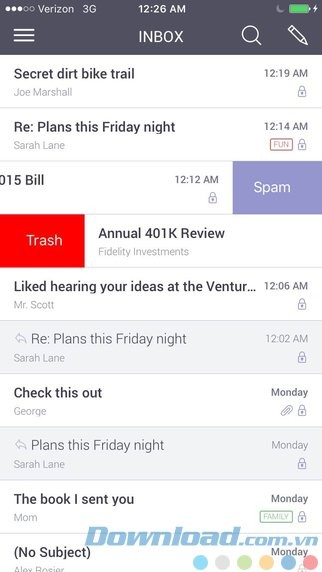 Quản lý hộp thư đến