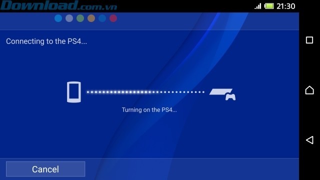 Kết nối tới thiết bị PS4