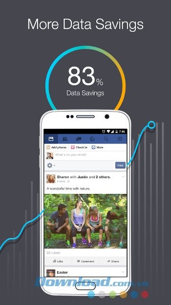 Tiết kiệm dữ liệu nhiều hơn với Puffin for Facebook