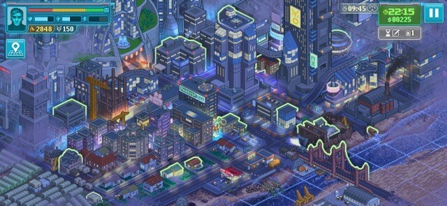 Thành phố lấy cảm hứng từ cyberpunk ngập tràn ánh đèn neon