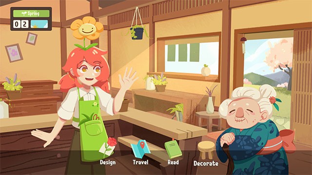 Cùng Puni quản lý cửa hàng hoa, gói hoa và kết bạn với cư dân thị trấn trong Puni the Florist