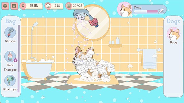 Tắm giặt và chải lông để thể hiện tình yêu với những chú chó nhỏ