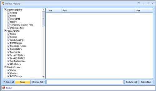 Puran Delete History