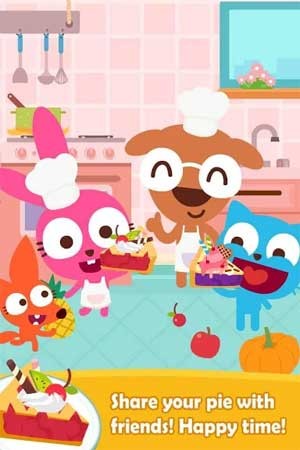 Chia sẻ bánh với bạn bè