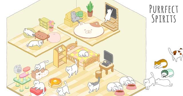 Purrfect Spirits cho Android là game mô phỏng nuôi mèo cực đáng yêu