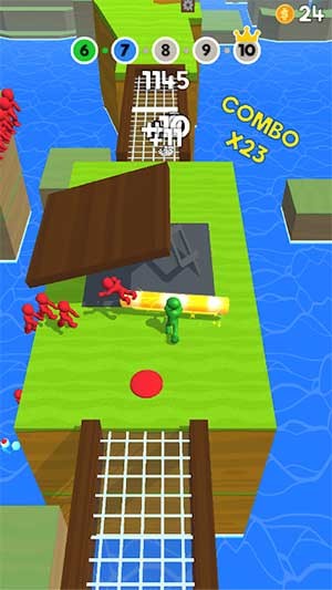 Cố gắng không để đám người tiếp cận bạn