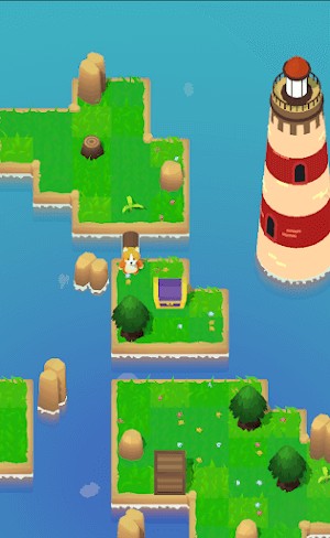 Push the Wood Pet Island đưa bạn đến hòn đảo của các loài động vật