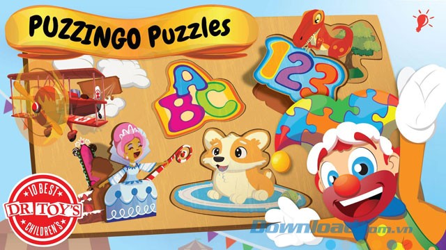 Giao diện chơi game Puzzingo Puzzles trên Android