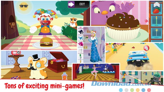 Vô số mini game thú vị và hấp dẫn trong game