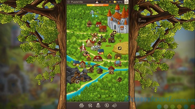 Ngôi làng đang dần phát triển