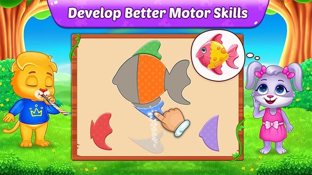 Puzzle Kids rèn luyện kỹ năng vận động và tư duy logic của bé