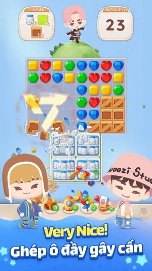 Ghép ô đầy gây cấn