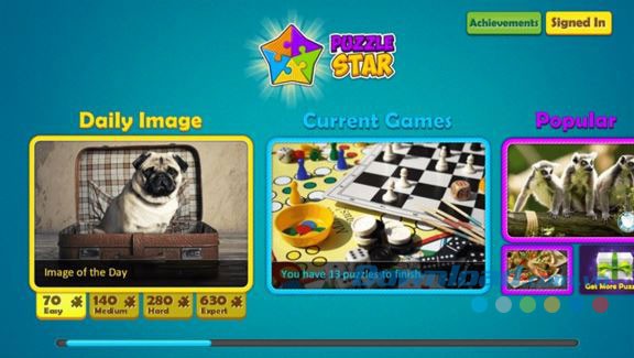 Quản lý game với các danh mục